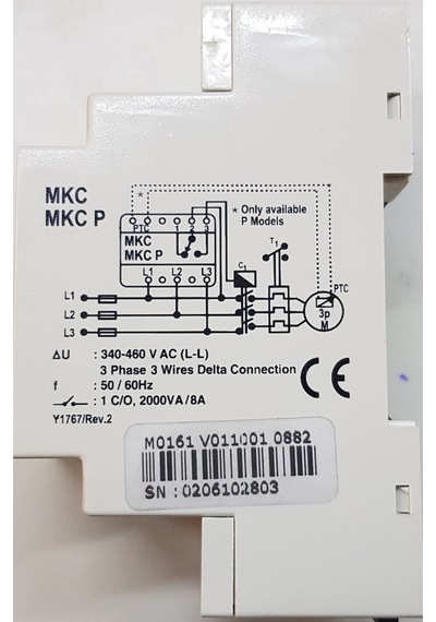 Entes-Mkc-06 Motor-Faz-Koruma Rölesi
