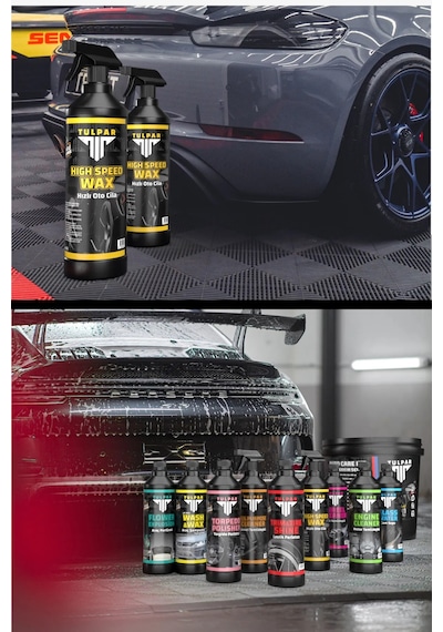 Tulpar Araç Yıkama Bakım Full Oto Bakım Temizlik Seti Kovalı Avantajlı Paket