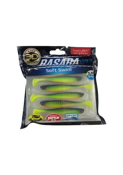 Lucky John Basara 3.5'' 8.89cm 3.5gr Silikon Yem 6 Adet Renk Pg02
