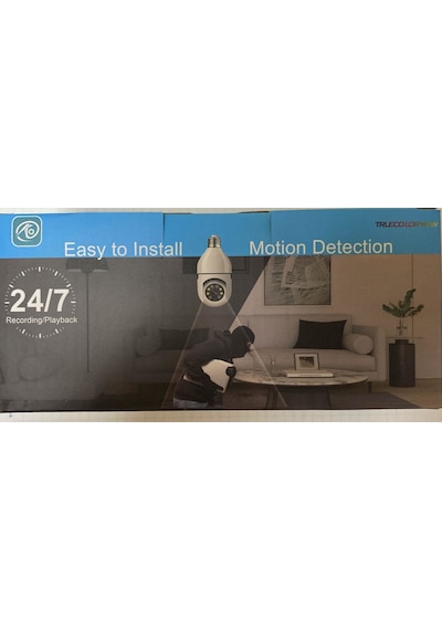 O-kam-4045 Wifi Ampül Kamera 1 Lens Mikrofonlu