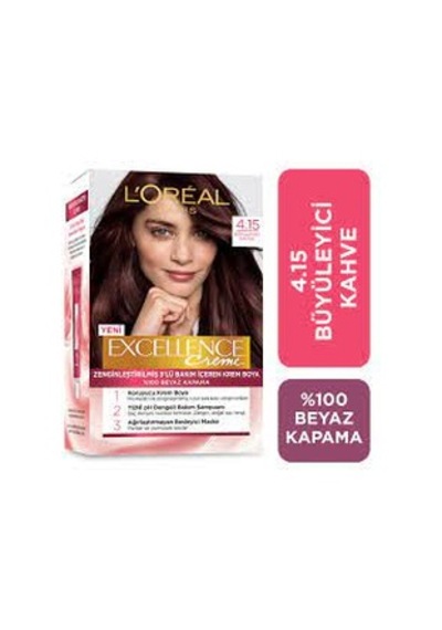 Loreal Excellence 4.15 Büyüleyici Kahve Saç Boyası (487775209)