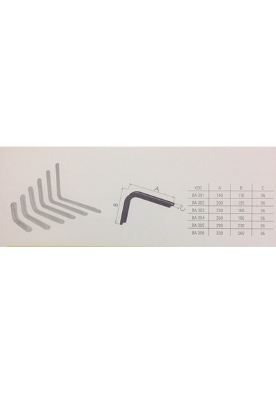 Ersa Raf Altı 10X12 Ölçü 220X280Mm 1 Adet