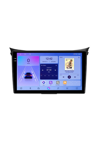 Hyundai İ30 2012-2016 Android Multimedya Carplay Android Auto Navigasyon 8gb Ram 128gb Pro 9"
