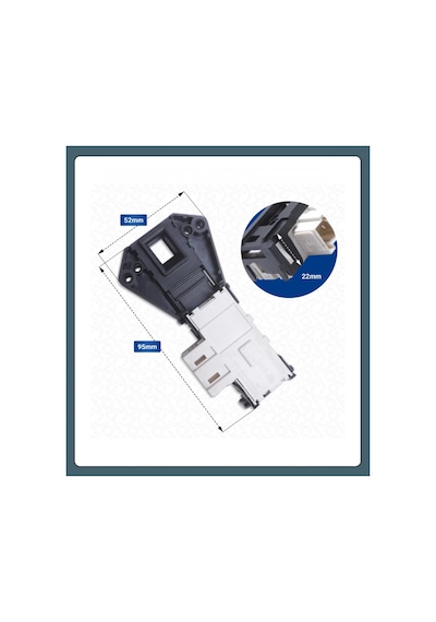 Samsung Wf12f9e6p4w/eu Çamaşır Makinesi Emniyet Kapı Kilidi