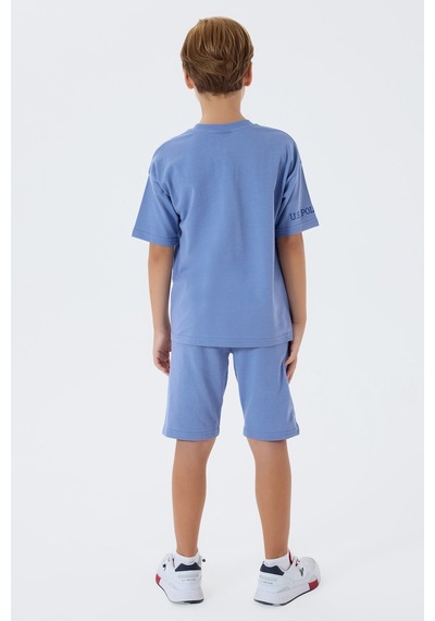 U.s. Polo Assn. Erkek Çocuk Mavi Bermuda Takım 5274-49827 Mavi