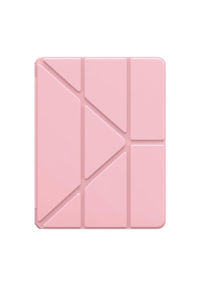Baseus Minimalist Apple İpad Uyumlu Air 13" Tablet Kılıfı - Pembe Kapaklı Kılıf