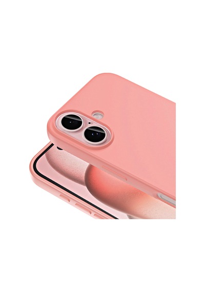 Apple Uyumlu iPhone 16 Plus Kılıf Zore Lsr Lansman Kapak Pembe