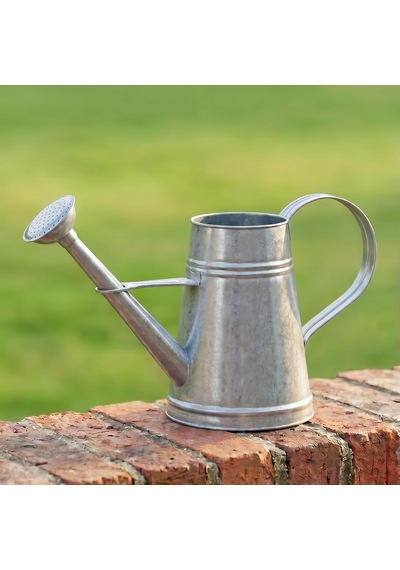 Stella 3 Litre Metal Çiçek Bahçe Sulama Kabı Modern Dekoratif Çok Amaçlı Sulak Galvaniz Genel