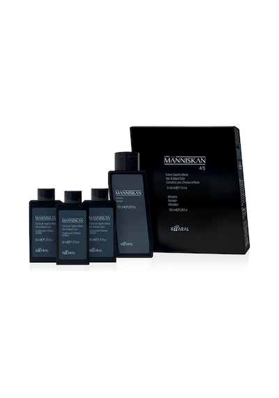 Kaaral Manniskan Saç Sakal Boyası 3 x 50 ML + Kaaral Manniskan Oksidan 4/5 150 ML