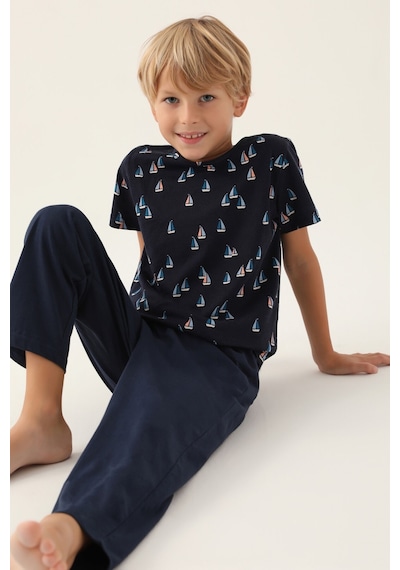 Arnetta Yacht Lacivert Erkek Çocuk Pijama Takımı 5274-42717 Lacivert