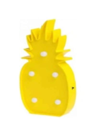 Led Işıklı Ananas Gece Lambası Beyaz