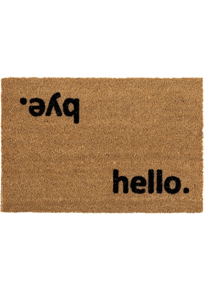 Coco Hello Bye Kıl Kapı Önü Paspası 40x60 3678 Natural