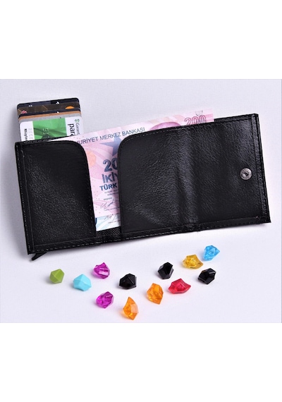 Ozka Leather Collection Kişiye Özel Otomatik Mekanizmalı Cüzdan