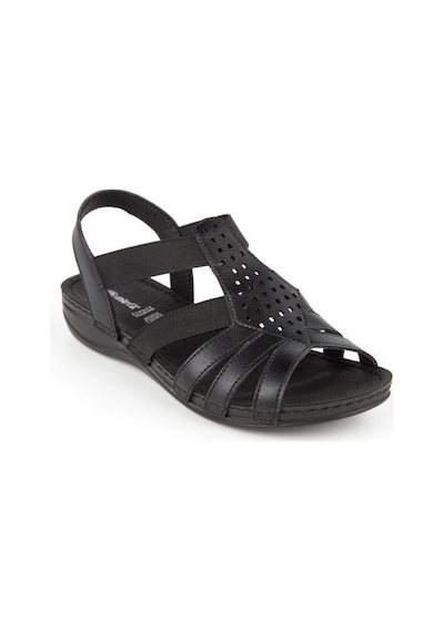 Muya Amanda 31143-001 Anatomik Kadın Sandalet Siyah 36-40 001