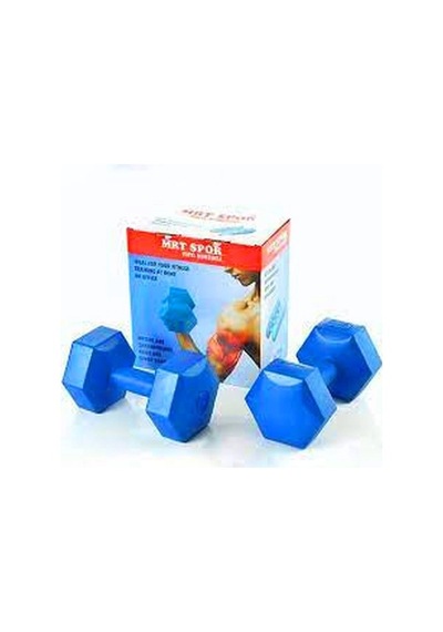7kg Plastik Köşeli Dambıl 2 Parça Bx40