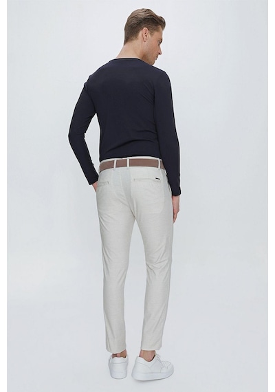 Efor P 1111 Slim Fit Gri Spor Pantolon Gri