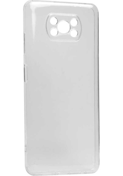 Xiaomi Poco X3 Kılıf Zore Kamera Korumalı Süper Silikon Kılıf Renksiz