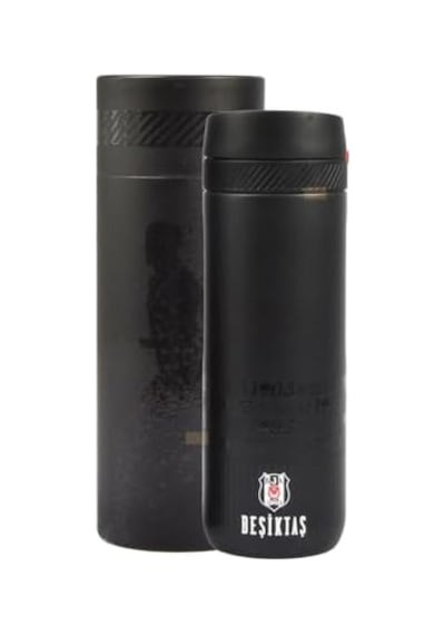Beşiktaş Resmi Lisanslı 550ml Rahat İçim Çift Katmanlı Paslanmaz Çelik Termos 6 Saat Sıcak Soğuk Premium Kutu 50 x 22