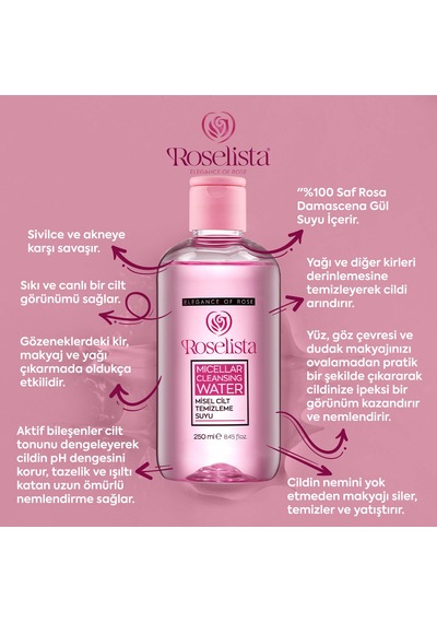 Roselista Gül Misel Suyu 250 ML