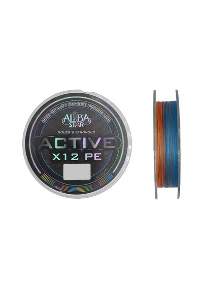 Albastar Active 12x 0.21mm 150m Multicolor 12 Örgü İp Misina 12.2kg Çeker