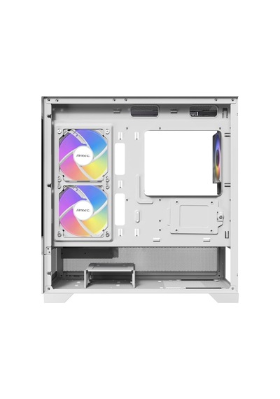 Mini Cx500m Argb Beyaz Micro-atx Mini-ıtx Bilgisayar Kasası, Temperli Cam, Argb Fanlı