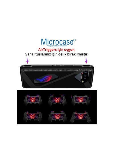 Microcase Asus Rog Phone 5 Ultimate Airtriggers Uyumlu Gamepad Si 538226392
