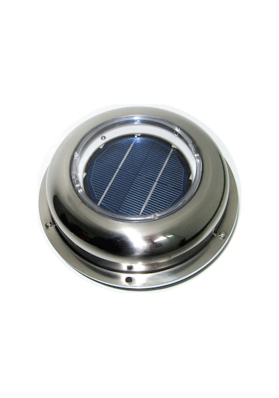 Güneş Enerjili Blower. Tekne Ve Karavan Havalandırması. Paslanmaz