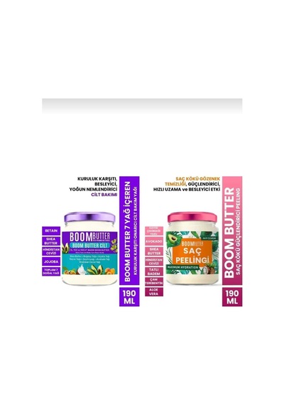 Saç-cilt Bakım Seti Saç Peeling 190ml- Onarıcı Cilt Bakım Yağı 190ml