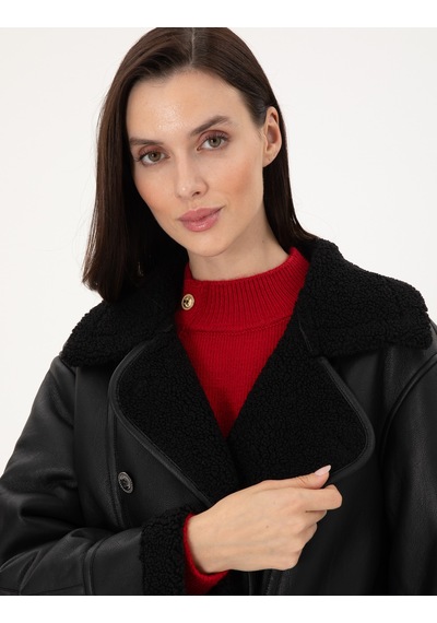Pierre Cardin Kadın Siyah Mont 50295947-vr046 Siyah
