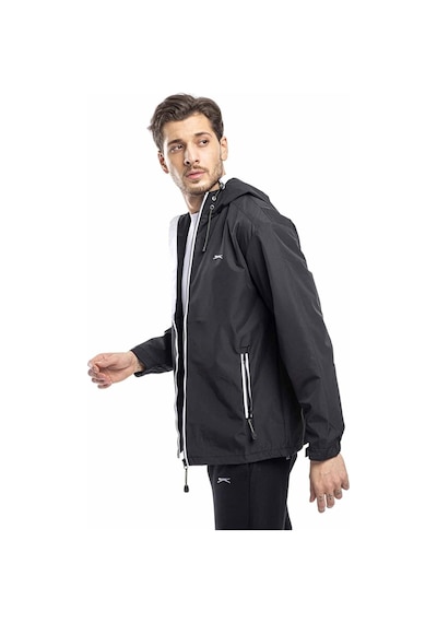 Slazenger OFANS Erkek Yağmurluk Siyah