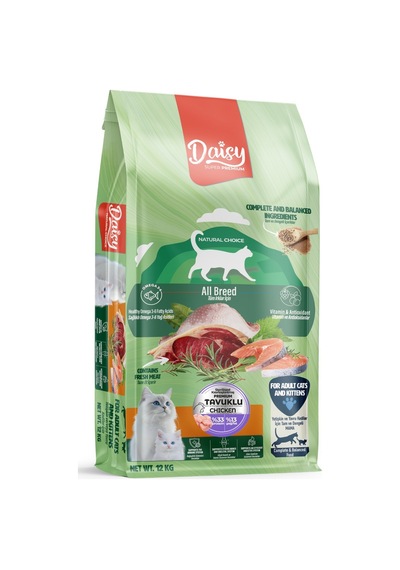 Daisy Premium Tavuklu Kısırlaştırılmış Kedi Maması 12 Kg