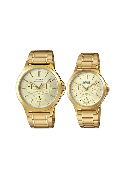 Casio Mtp-ltp-v300g-9audf Çift Kol Saati Kadın-erkek Metalik