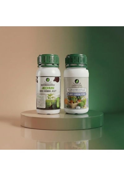 Tr Jeohum Sıvı Hümik Asit 500 Ml + Plant Grow Food 500 Ml Sıvı Organik Gübre Set 0,250