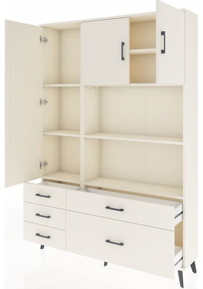 Arges Dolap 7 Raflı 5 Çekmeceli 3 Kapaklı 132x30x195 Aytaşı-a... Aytaşı Arges Dolap 7 Raflı 5 Çekmeceli 3 Kapaklı 132x30x195 Aytaşı-a... Aytaşı