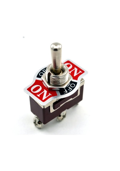 Toggle Switch 1-0-2 Metal Anahtar 3 Pin 12v-220v Toggle Switch