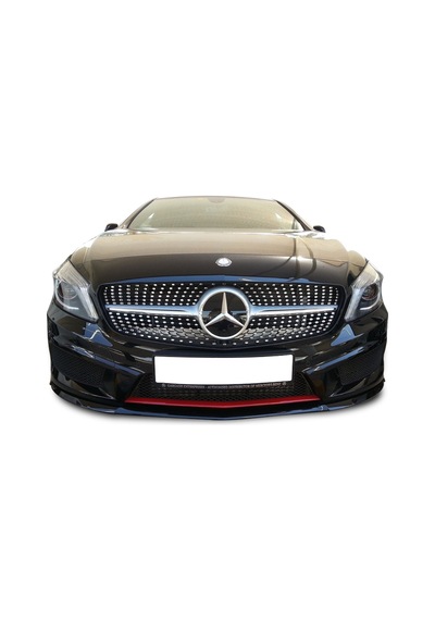Mercedes Cla Serisi W117 2013 Sonrası Diamond Gri Ön Panjur Pla