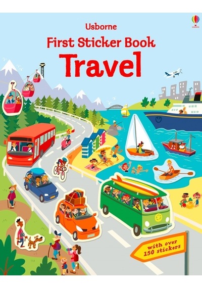 First Sticker Book Travel- Usborne