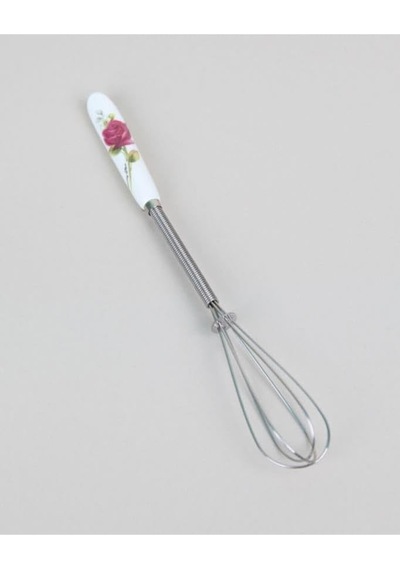 Mini Boy Çırpıcı 19cm Porselen Saplı Paslanmaz Çelik Küçük Boy Diğer