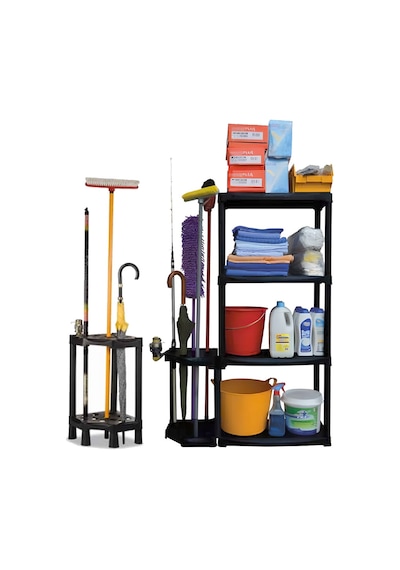 Art Plast T29n+t60/4/s Köşe Fırça Tutucu + 4 Raflı Raf