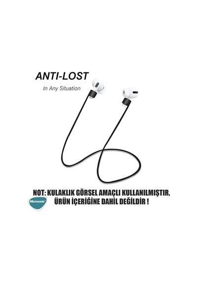 Airpods 4.nesil/anc Manyetik Mıknatıslı Kulaklık İpi Kırmızı Airpods 4 İle Uyumlu Kılıf - Kırmızı