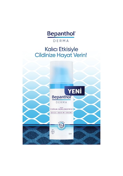 Bepanthol Derma Yoğun Nemlendirici Gece Bakım Kremi 2 x 50 ML