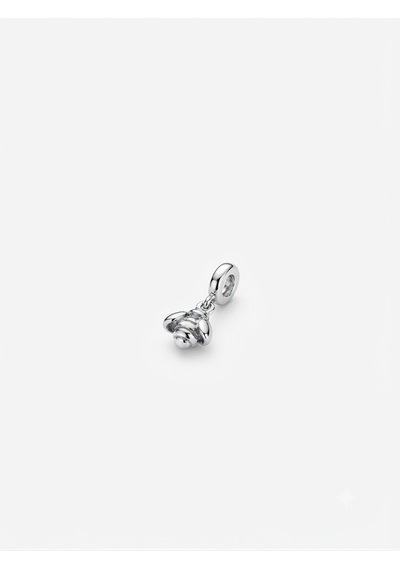Kadın Böcek Model Mini Gümüş Charm