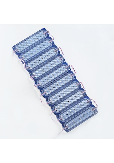 Sunlight Modül Led Çakarlı Işık 10 Adet 12v Mavi