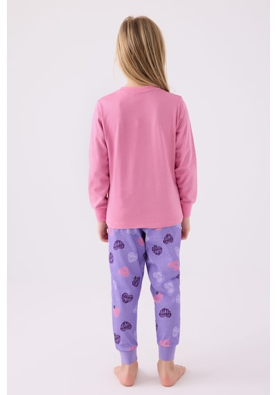 Rolypoly Kız Çocuk Pembe Pijama Takımı Rp3466-c-v2 Pembe