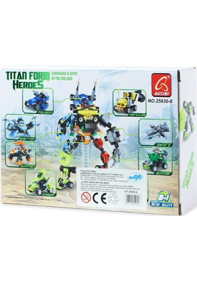 Ausini Titan Heroes Hnight-8 90 Parça