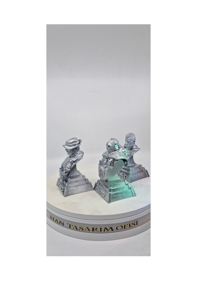 Call Of Duty 3lu Büst Figür Set Ghost Soap Captain Price 10 Cm