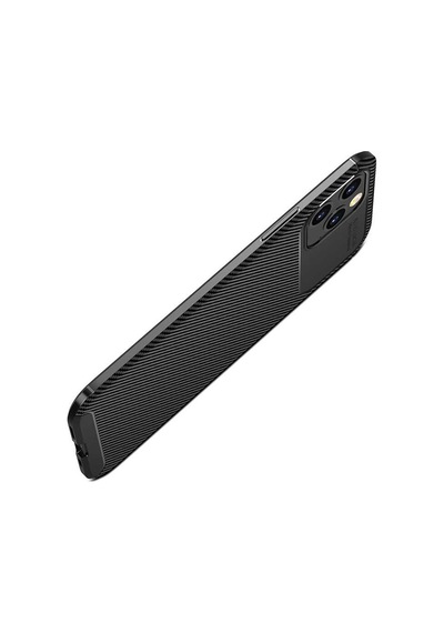 Rba Aksesuar Apple Uyumlu iPhone 12 Pro Max Kılıf Rba Negro Silikon Kapak - Siyah Siyah
