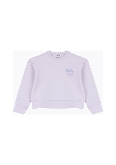 Jeep Sweatshirt, 5-6 Yaş, Lila