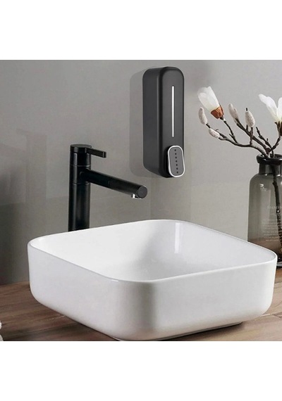 Buffer Siyah Duvara Monte Sıvı Sabunluk Dispenser 300 Ml Belirtilmemis