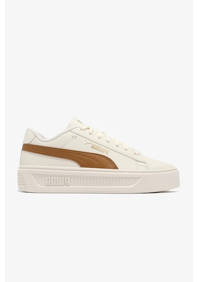 Puma Smash V3 Kadın Platform Krem Sneaker 39075812 Bej